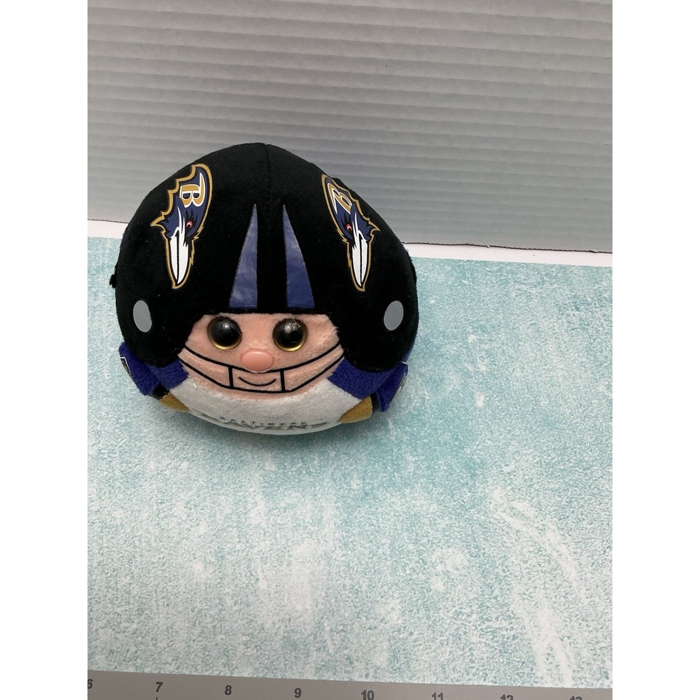 Retired TY Beanie Ballz BALTIMORE RAVENS NFL Football Plush Toy - Picture 6 of 12